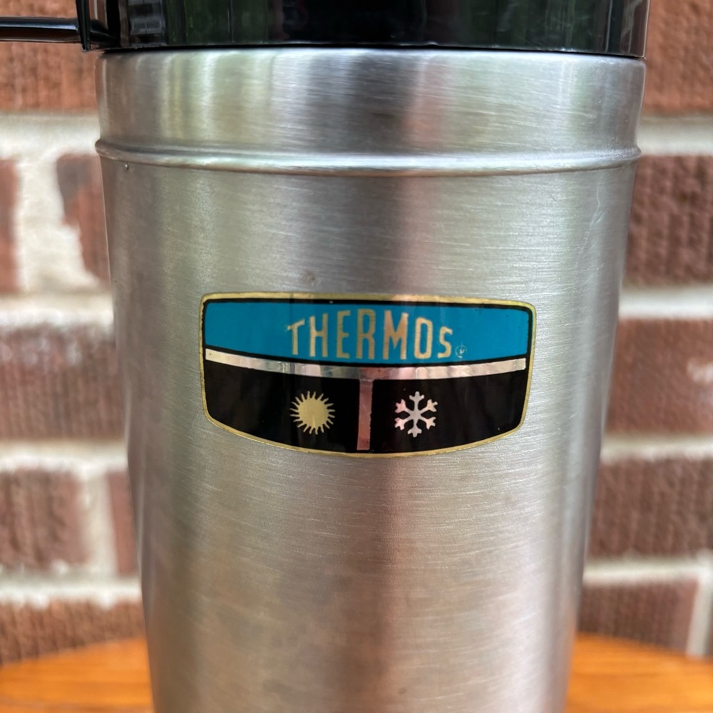 Vintage Thermos King-Seeley Stainless Steel Model 2464S Stopper 764 Quart Size - Picture 2 of 9